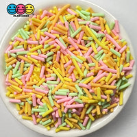 Easter Pastel Mix Yellow Pink Green Designs Polymer Clay Sprinkle Decoden