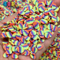 Easter Pastel Pattern Egg Fimo Slices Polymer Clay Fake Sprinkles Sprinkle