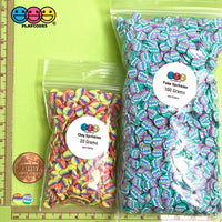 Easter Pastel Pattern Egg Fimo Slices Polymer Clay Fake Sprinkles Sprinkle