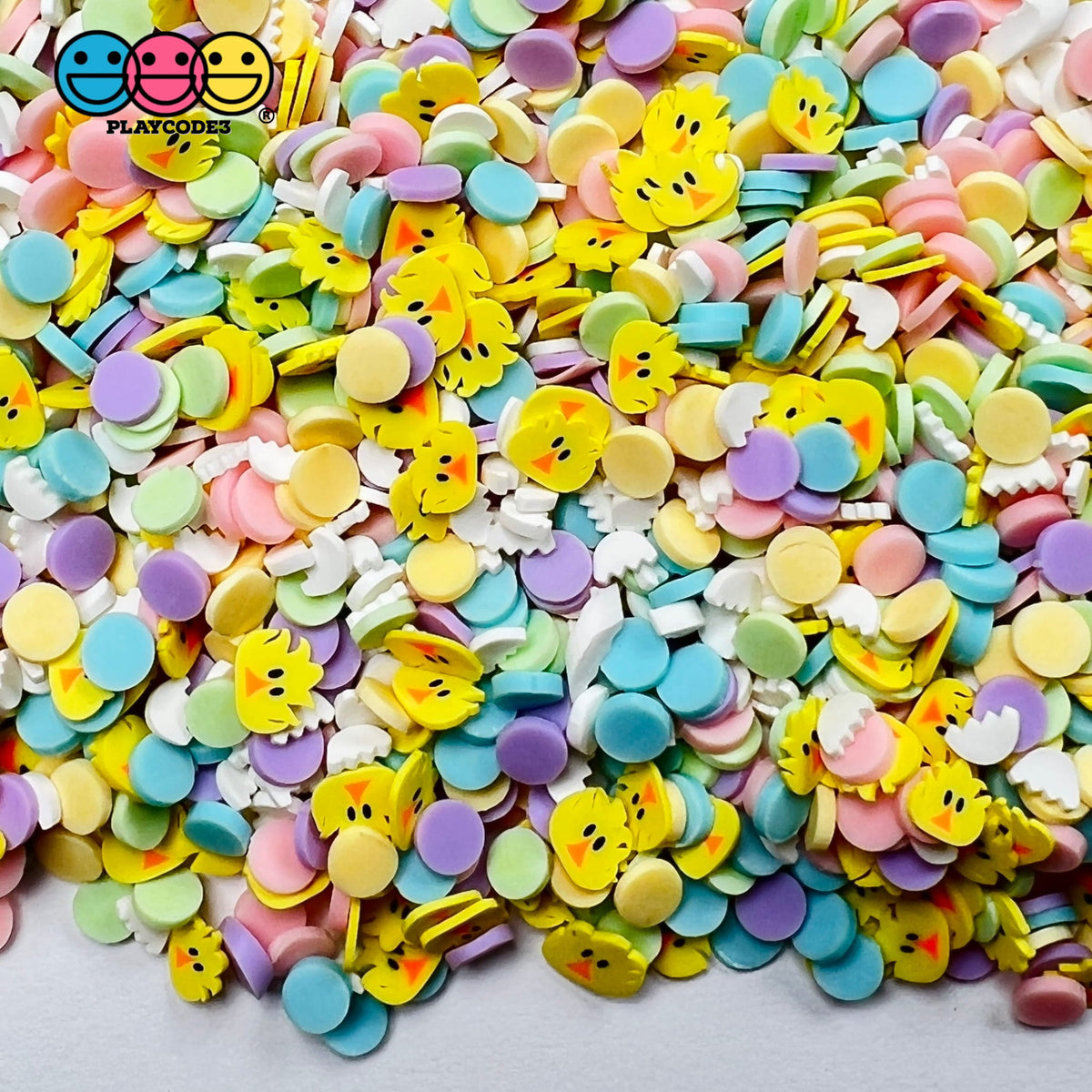 Easter Spring Chickee Mix Fake Sprinkles Faux Sprinkles Chick Eggshell ...