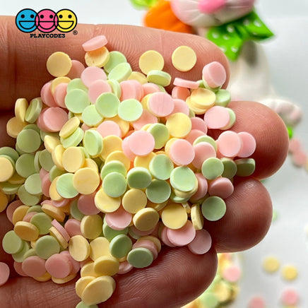 Easter Spring Mix Faux Confetti Discs Sprinkles Fake Bake Funfetti Sprinkle