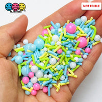 Easter Spring Pastel Color Acrylic Beads 5Mm Fake Clay Sprinkles Decoden Fimo Jimmies Playcode3