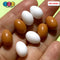 Egg Charms Miniature Realistic 2 Colors 20Pcs Charm