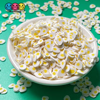 Egg Yolk Cracked Bolded Eggs Breakfast Fimo Slices Fake Clay Sprinkles Decoden Jimmies Sprinkle
