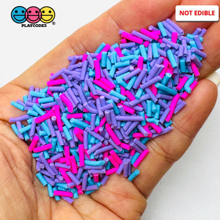 Eighties 80s Retro Color Mix Fake Clay Sprinkles Jimmies - 10 grams - Sprinkle