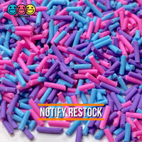 Eighties 80S Retro Color Mix Fake Clay Sprinkles Jimmies 20 Grams Sprinkle