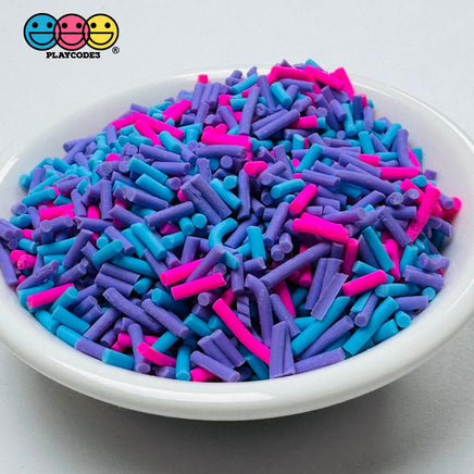 Eighties 80s Retro Color Mix Fake Clay Sprinkles Jimmies - Sprinkle