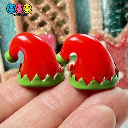 Elf Hat 3D Charm Christmas Elves Charms Cabochons 10 Pcs Playcode3 Llc