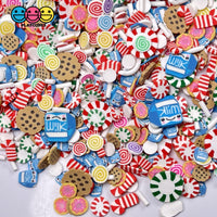 Elves Breakfast Fimo Christmas Elf Mix Candy Cane Cookies Milk Fake Sprinkles Funfetti Sprinkle