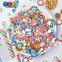 Elves Breakfast Fimo Christmas Elf Mix Candy Cane Cookies Milk Fake Sprinkles Funfetti Sprinkle