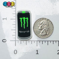 Energy Drink Fake Food Shoe Charms WITHOUT Buckle Botton Bendable Flatback Cabochons Slime Supply Fake Decoden 10 pcs