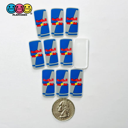 Shoe Charms WITHOUT Buckle Botton Bendable Energy Drink Fake Food Flatback Cabochons Slime Supply Fake Backe Decoden 10