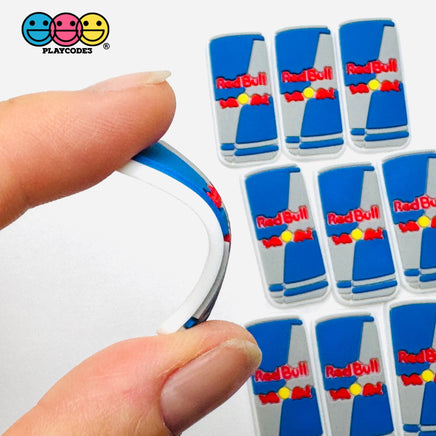 Shoe Charms WITHOUT Buckle Botton Bendable Energy Drink Fake Food Flatback Cabochons Slime Supply Fake Backe Decoden 10