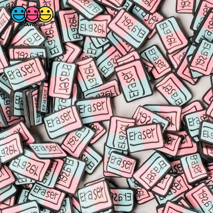 Erasers Back To School Theme Fake Clay Sprinkles Decoden Fimo Jimmies Playcode3 Llc Sprinkle