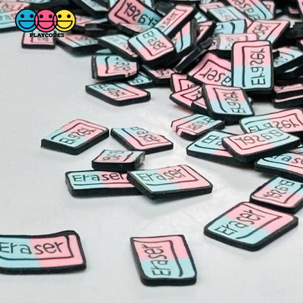 Erasers Back To School Theme Fake Clay Sprinkles Decoden Fimo Jimmies Playcode3 Llc Sprinkle