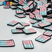 Erasers Back To School Theme Fake Clay Sprinkles Decoden Fimo Jimmies Playcode3 Llc Sprinkle