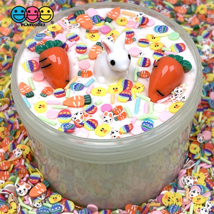 Everything Easter Bunny Eggs And Chick Fimo Fake Sprinkles Decoden Jimmies Sprinkle