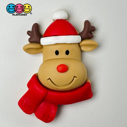 Extra Large Christmas Holiday Santa Clause Snowman Reindeer Tree Winter Flatback Cabochons Decoden