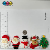 Extra Large Christmas Holiday Santa Clause Snowman Reindeer Tree Winter Flatback Cabochons Decoden