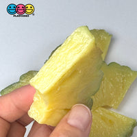 Fake 3D Pineapple Slices Food Prop Faux 5Pcs