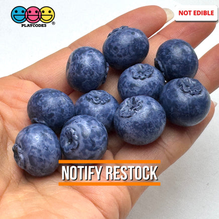 Fake Blackberry Berries Faux Food Realistic NOT EDIBLE Cabochons Decoden Charm 10 pcs PLAYCODE3 LLC Charm