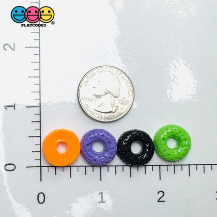 Halloween Holiday Fake Cereal Food Orange Green Black Purple Flatback Cabochons Decoden Charm 20 pcs PLAYCODE3 Charm