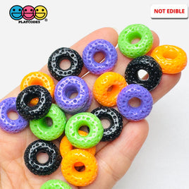 Halloween Holiday Fake Cereal Food Orange Green Black Purple Flatback Cabochons Decoden Charm 20 pcs PLAYCODE3 Charm