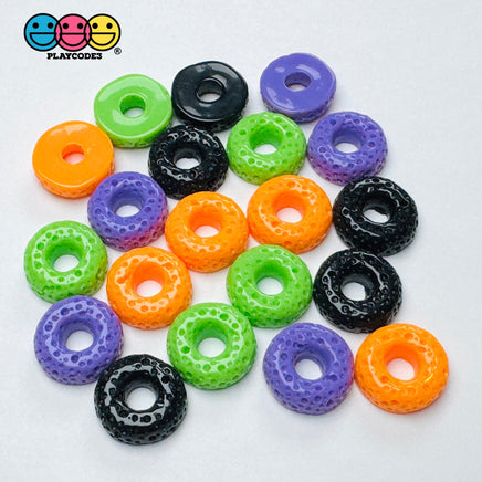 Halloween Holiday Fake Cereal Food Orange Green Black Purple Flatback Cabochons Decoden Charm 20 pcs PLAYCODE3 Charm