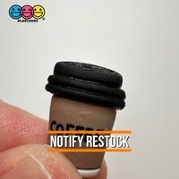 Fake Coffee Cup With Lid Miniature Flatback Cabochons Decoden Charm 10 Pcs Playcode3 Llc
