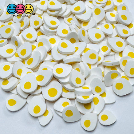 Fake Egg 10x2mm Fake Bake Clay Sprinkles Decoden Fimo Jimmies Slime Supplies PLAYCODE3 Sprinkle
