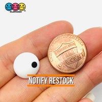 Fake Eye Flatback Single Penny Closeup