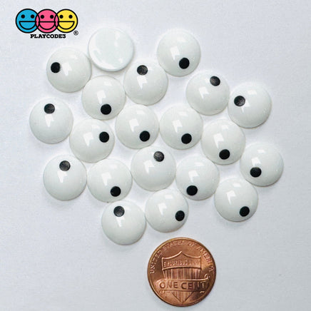 Fake Eye Flatback 20Pcs Flat Lay Penny Ref