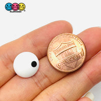 Fake Eye Flatback Single Penny Closeup