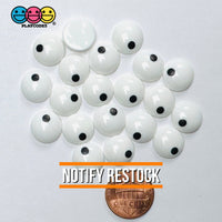 Fake Eye Flatback 20Pcs Flat Lay Penny Ref