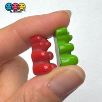 Christmas Holiday Fake Gummy Bear Red Green Flatback Cabochons Decoden Charm 16 pcs PLAYCODE3 LLC Charm