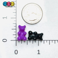 Halloween Holiday Fake Gummy Bear Orange Green Black Purple Flatback Cabochons Decoden Charm 16 pcs PLAYCODE3 LLC Charm