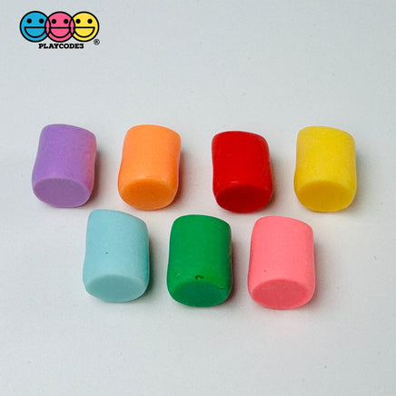 Fake Marshmallow Food Bakes Cabochons Decoden Charm 20 Pcs