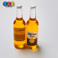 Beer Bottles Mini Realistic Charms Cabochons 10 Pcs Charm