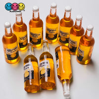 Beer Bottles Mini Realistic Charms Cabochons 10 Pcs Charm