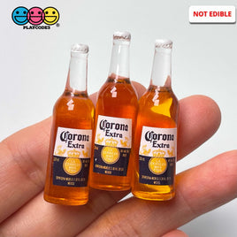 Beer Bottles Mini Realistic Charms Cabochons 10 Pcs Charm