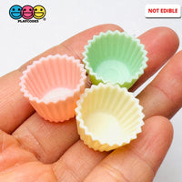 Fake Mini Cupcake Muffin Tin Mold Cabochons Decoden Charm 9/10 Pcs