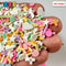 Fake Sprinkle Pastel Color Mix - Polymer Clay Sprinkles Fimo Slices Confetti Heart & Mouse Slime