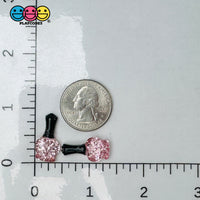 Fake Tiny Nail Polish Cosmetic Flatback Cabochons Decoden Charm 8/10 Pcs