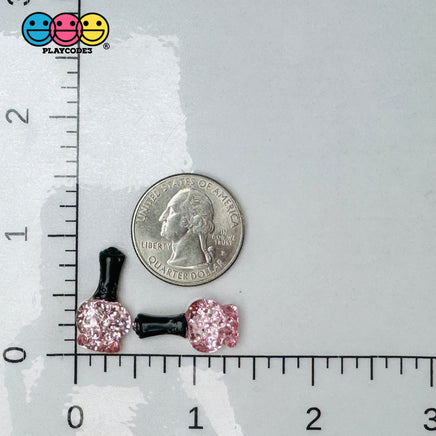 Fake Tiny Nail Polish Cosmetic Flatback Cabochons Decoden Charm 8/10 Pcs