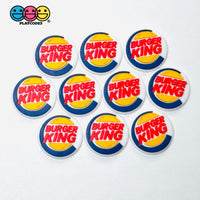 Shoe Charms WITHOUT Buckle Botton Bendable Fast Food Burger Flatback Cabochons Slime Supply Fake Backe Decoden 10 pcs