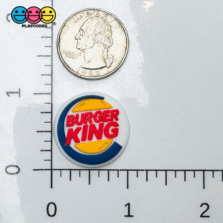 Shoe Charms WITHOUT Buckle Botton Bendable Fast Food Burger Flatback Cabochons Slime Supply Fake Backe Decoden 10 pcs