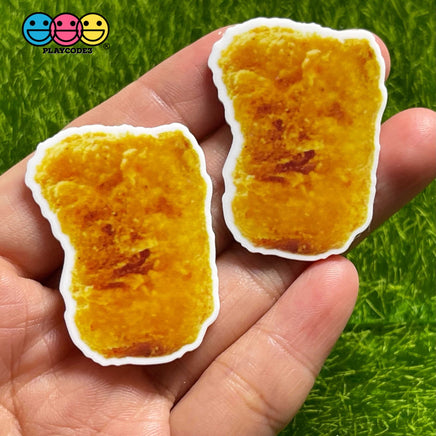 Fast Food Chicken Nuggets Hamburger French Fries Planar Planars Decoden 10Pcs Playcode3 Llc