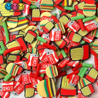 Fast Food For All Fimo Mix Fake Sprinkles Fries Burgers Soda Can Confetti Funfetti 10 Grams Sprinkle