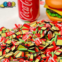 Fast Food For All Fimo Mix Fake Sprinkles Fries Burgers Soda Can Confetti Funfetti Sprinkle