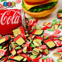 Fast Food For All Fimo Mix Fake Sprinkles Fries Burgers Soda Can Confetti Funfetti Sprinkle